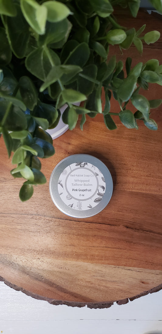 Whipped Tallow Balm-Pink Grapefruit