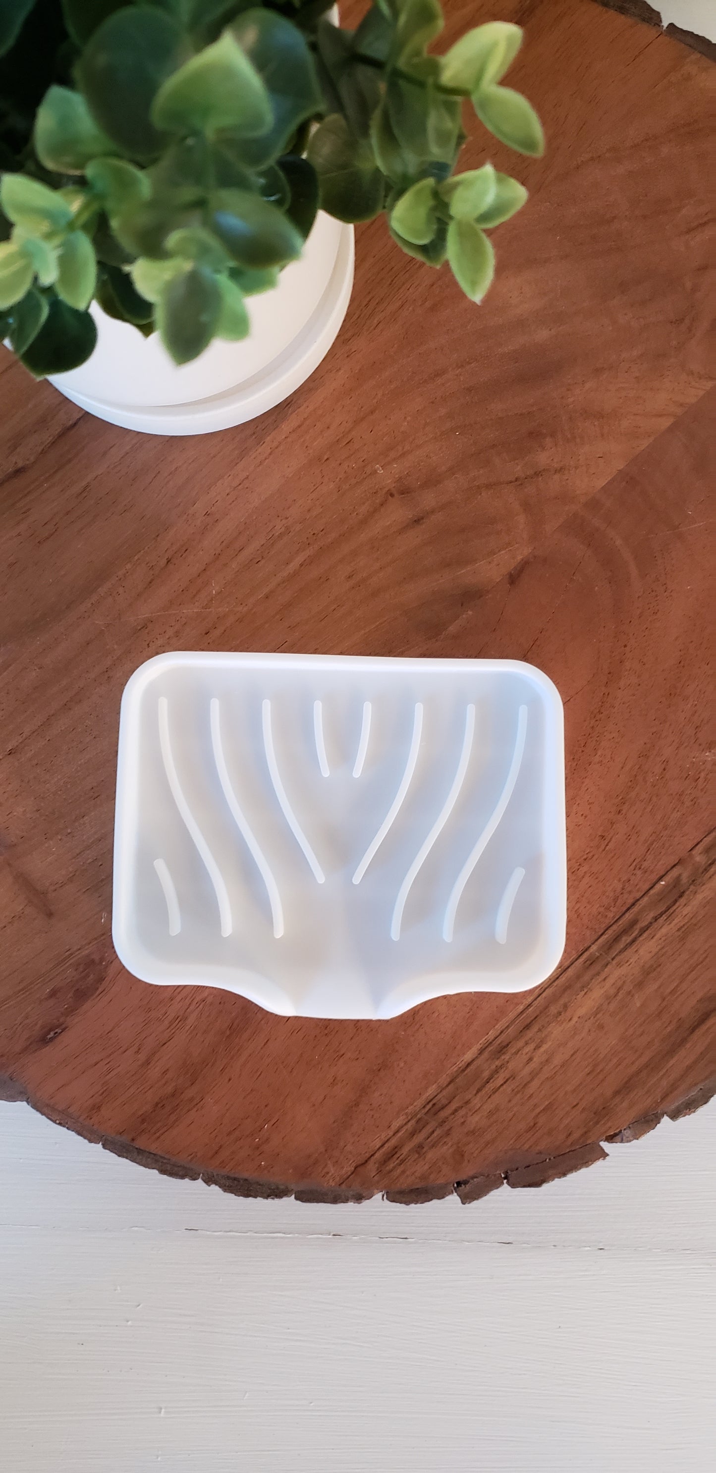 White Soap Dish