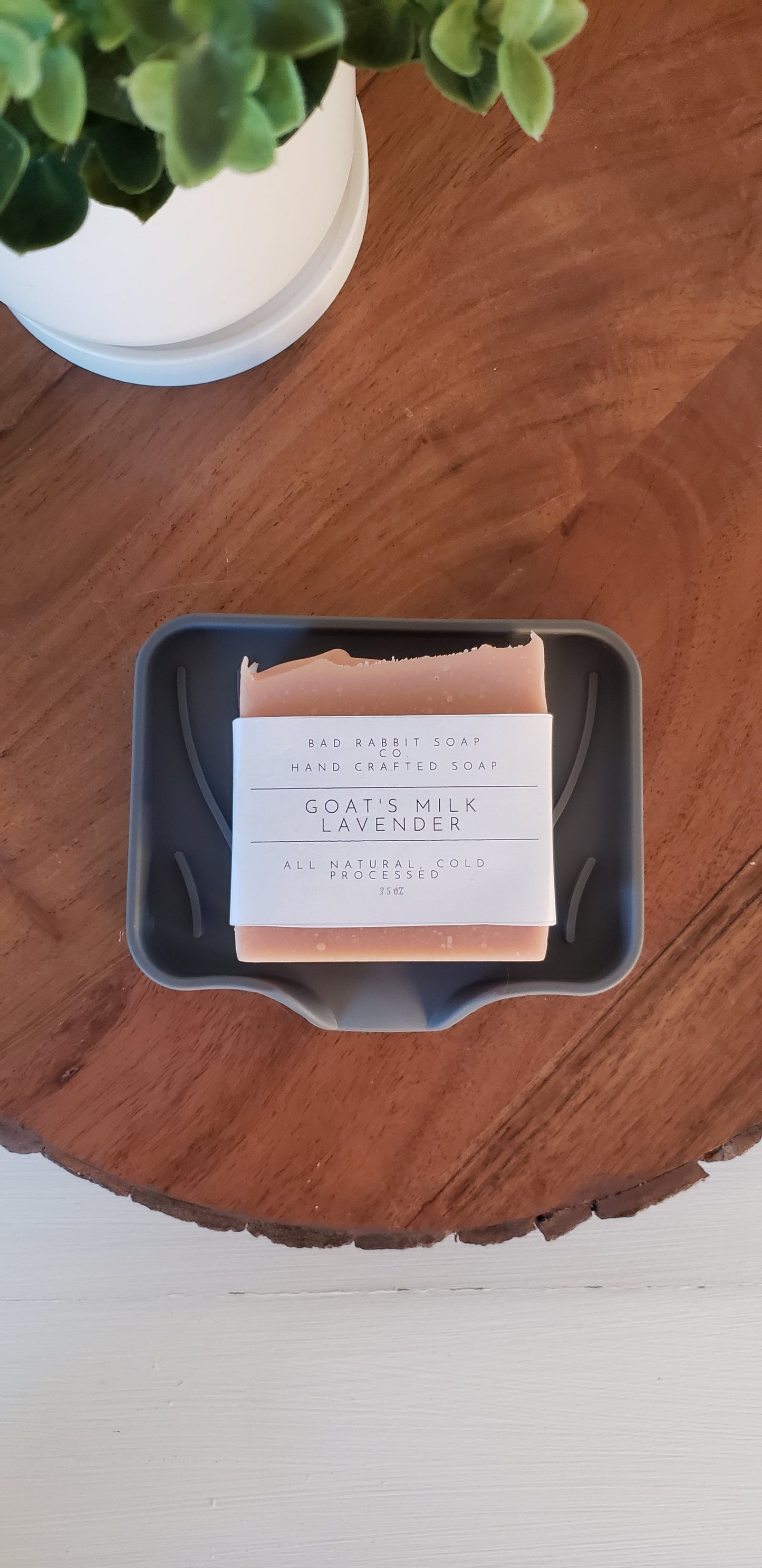 Grey Soap Dish