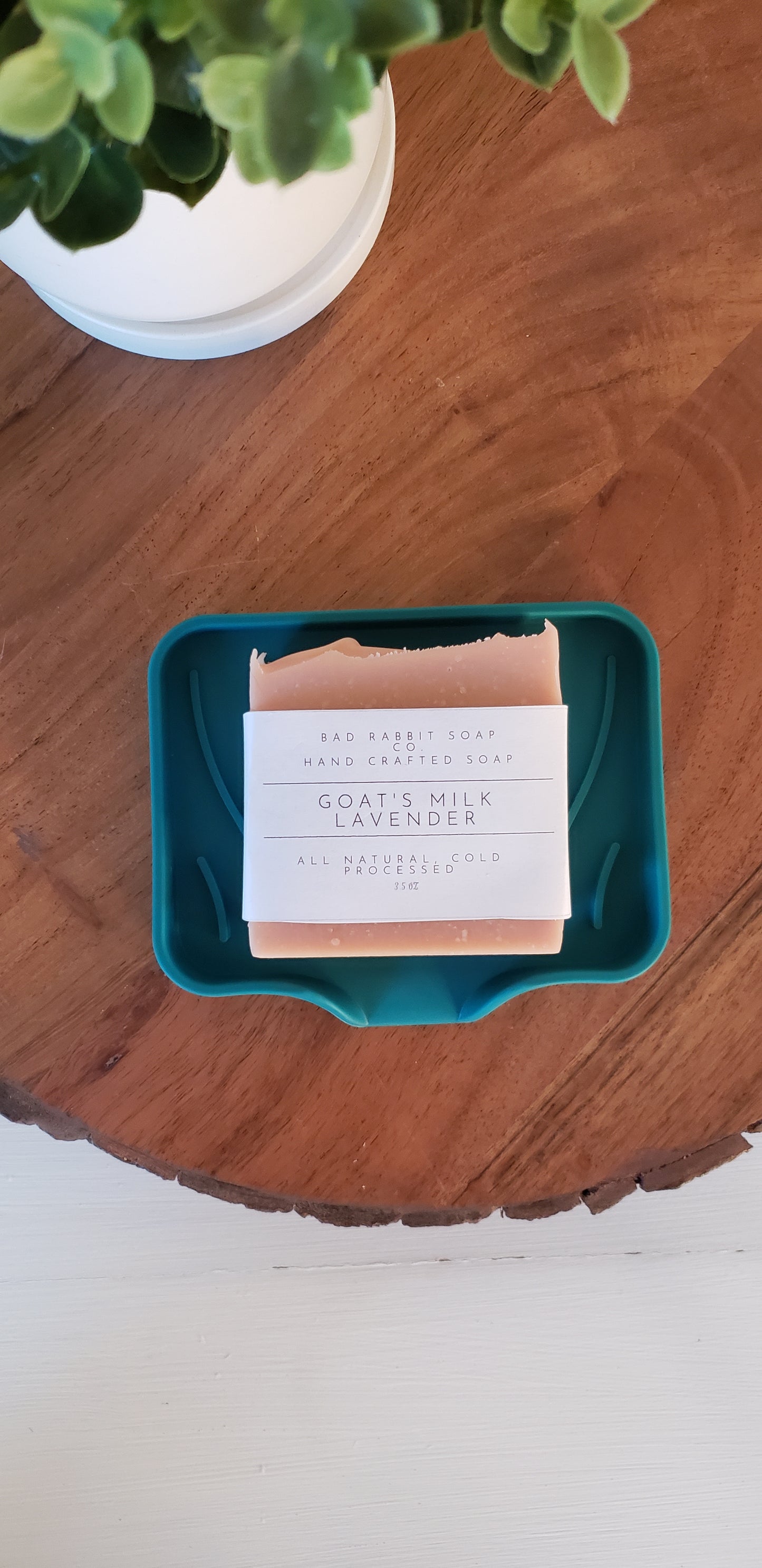 Teal Soap Dish